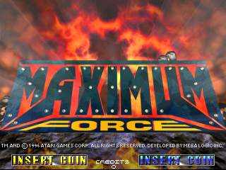 Maximum Force v1.05 Title Screen